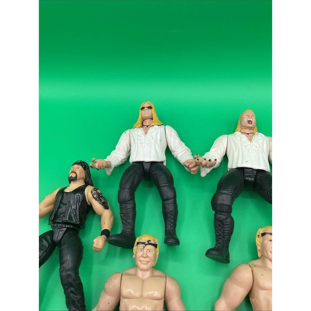 Vintage 1998 JAKKS Pacific Wrestler Figure Lot Of 5.SEE DESCRIPTION - Picture 2 of 7